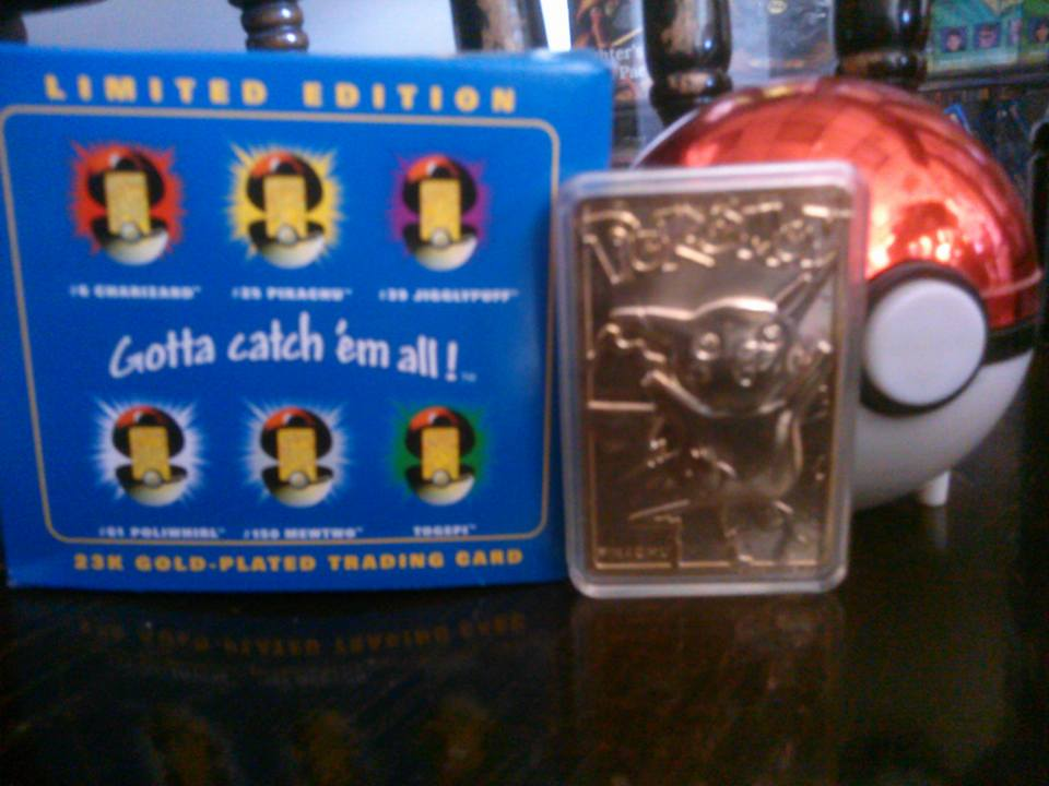 First Edition Charizard 1999 Burger King 23kt Gold Plated Pokmon Cards   Jigglypuff & Charizard, New