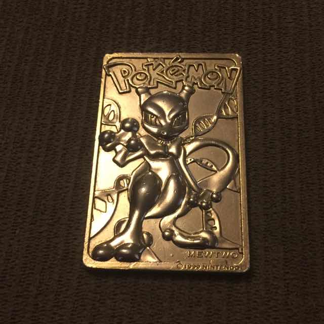Mewtwo Rainbow Mewtwo & Mew GX Rainbow Gold Metal Pokemon Card - 270HP (Near Mint, Uncustomized) Mewtwo Rainbow Mewtwo & Mew GX Rainbow Gold Metal Pokemon Card - 270HP (Near Mint, Uncustomized)